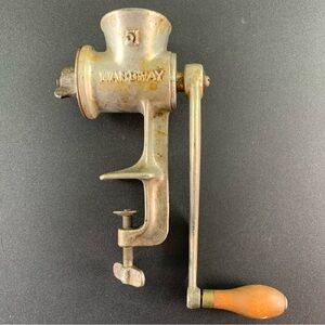 Vintage Wardway “51” Manual Meat Grinder.